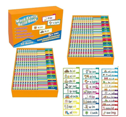 Words & Images Reading Flip Book Early Educational Interactive